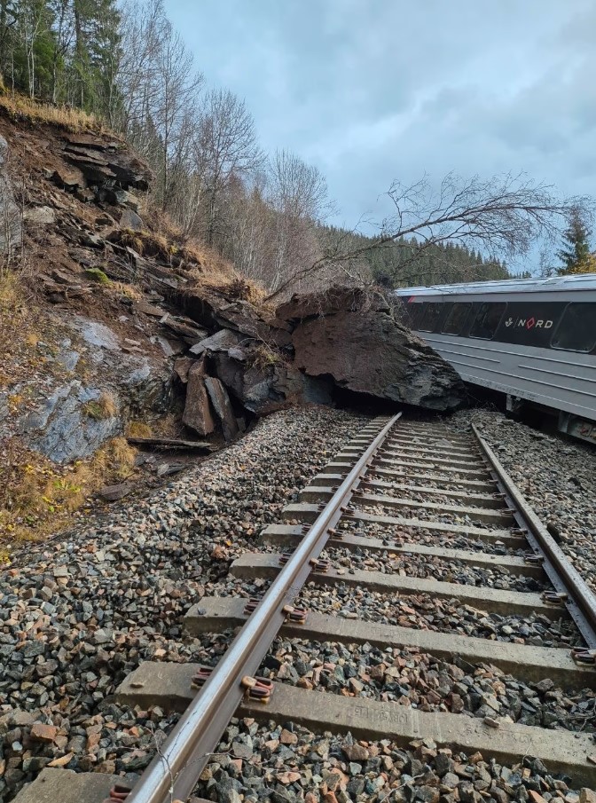 treno deragliato norvegia