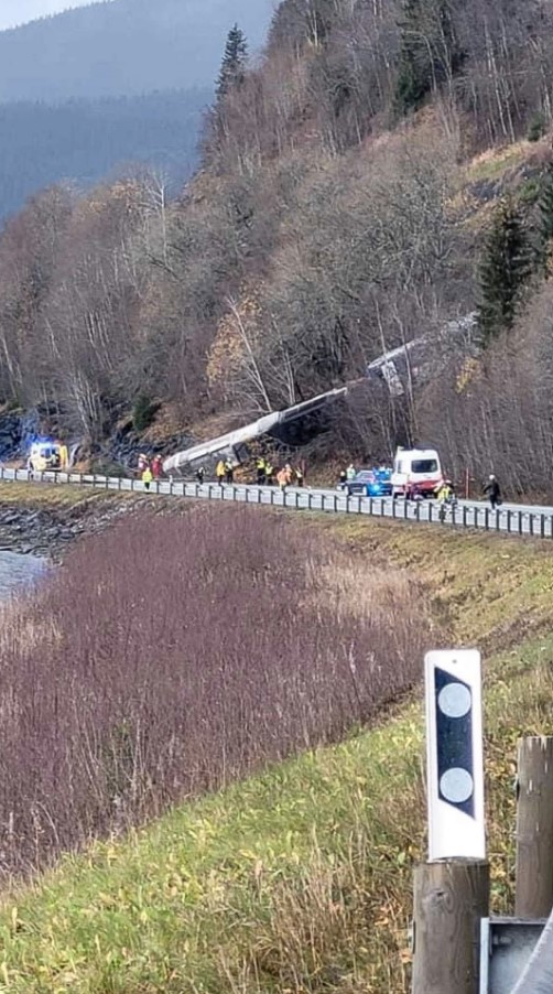 treno deragliato norvegia