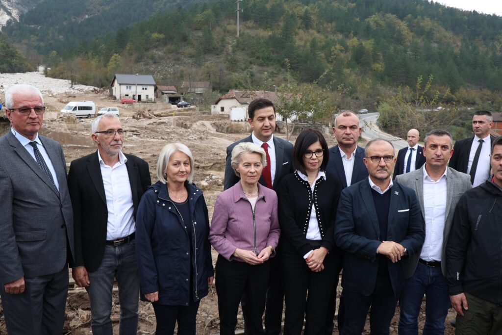 ursula von der leyen alluvioni bosnia