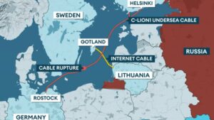 Svezia: richiesta di collaborazione alla Cina per danni ai cavi nel Mar Baltico