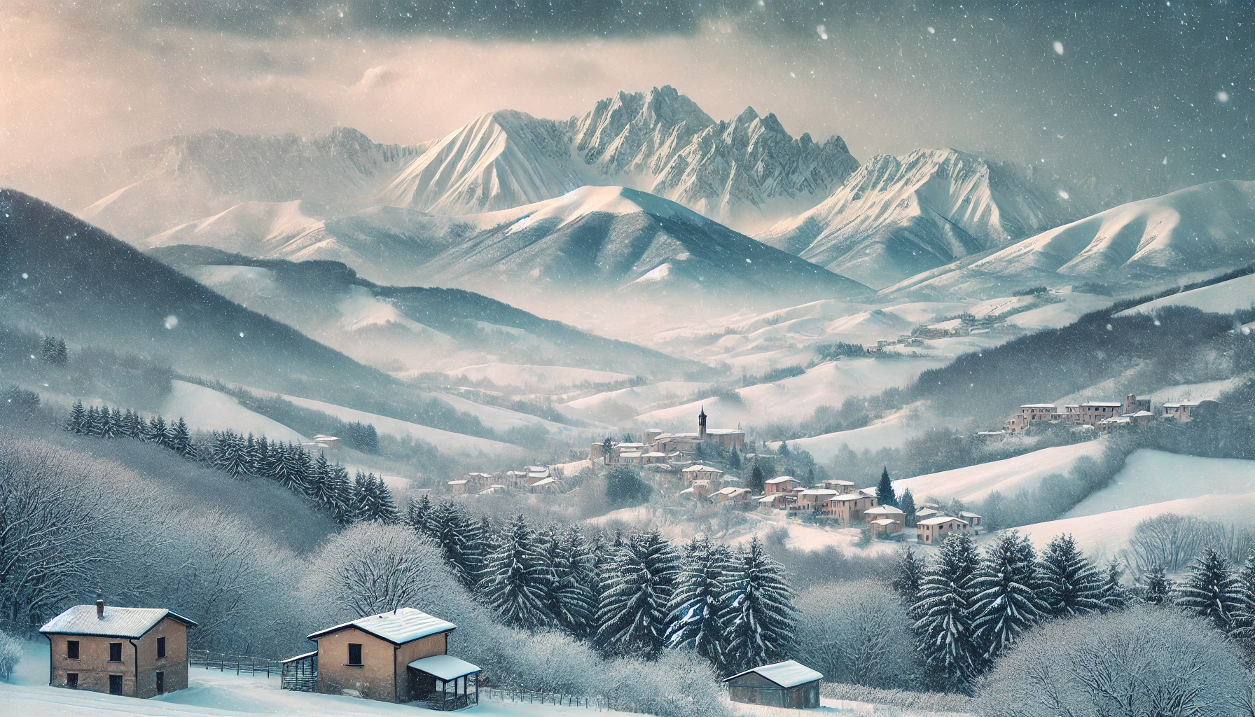 L’Abruzzo sotto un manto bianco: nevicate fino a quote inaspettate