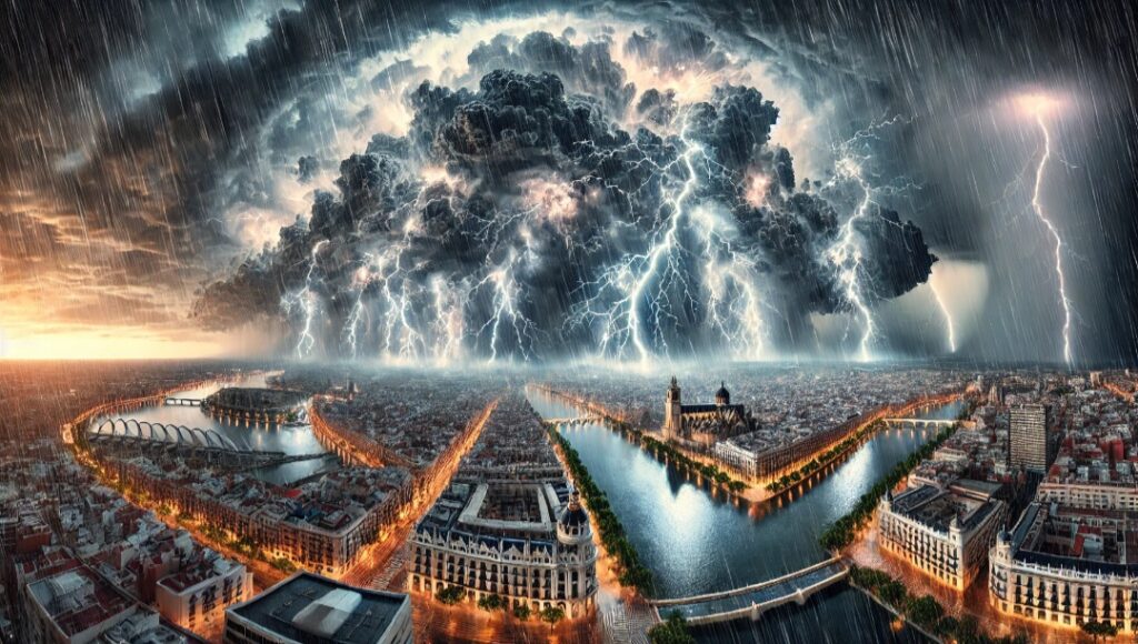 Allerta meteo Valencia spagna