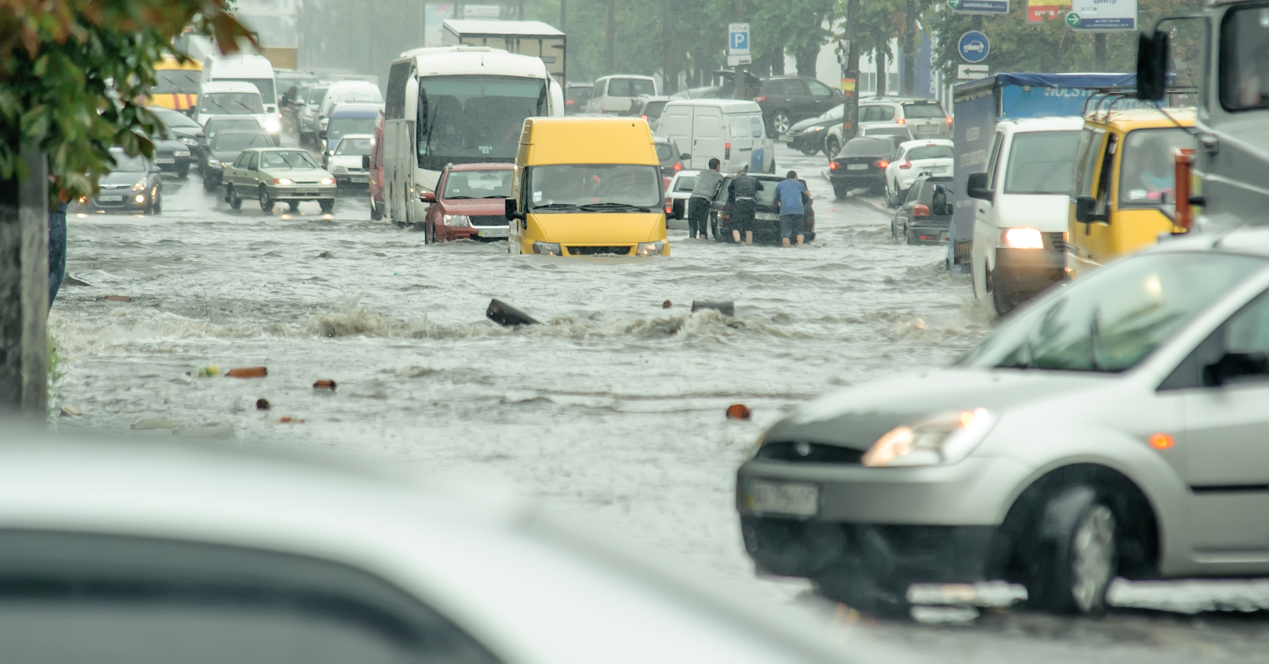 Alluvione in città