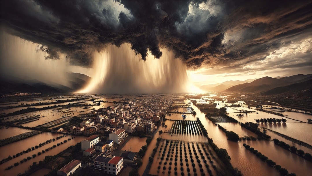 Alluvione Valencia, i dati pluviometrici e le immagini dallo Spazio