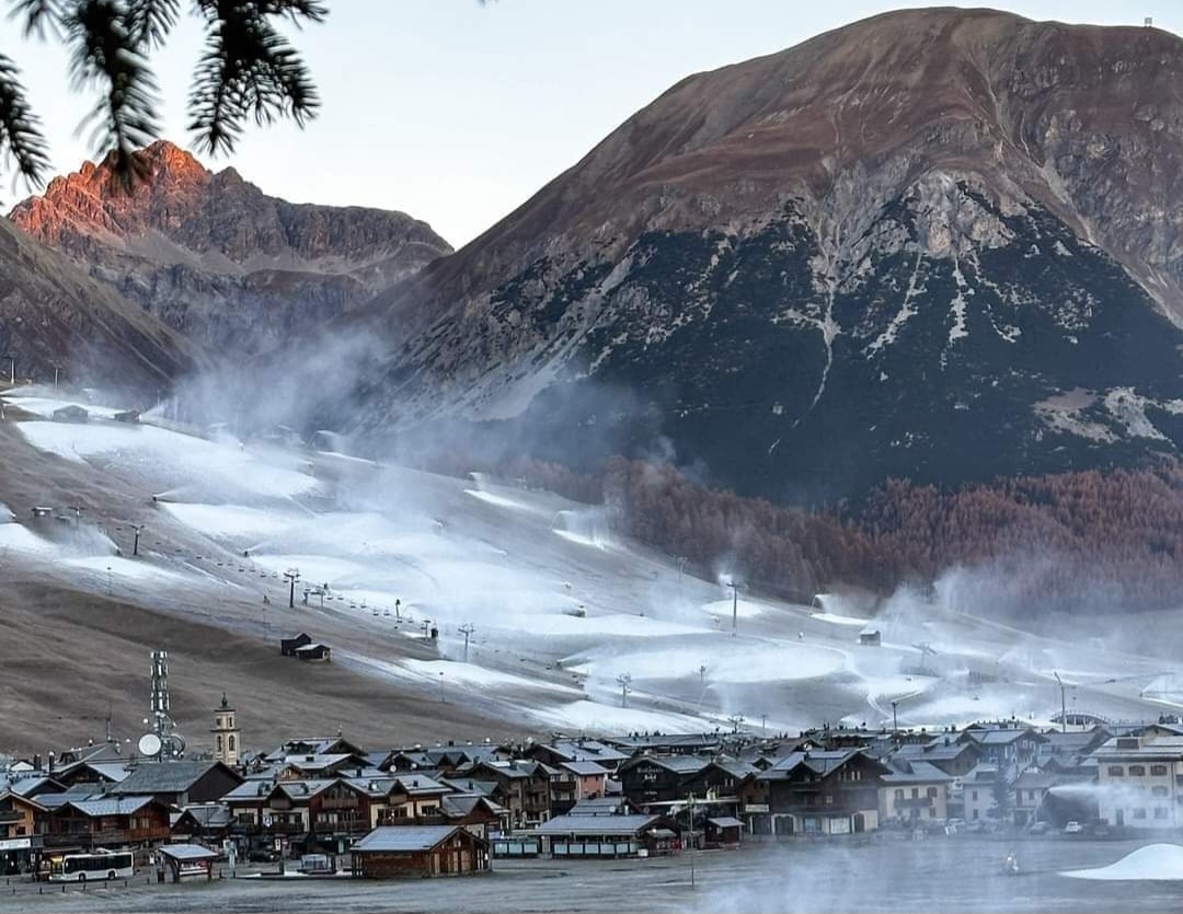 Cannoni sparaneve a Livigno