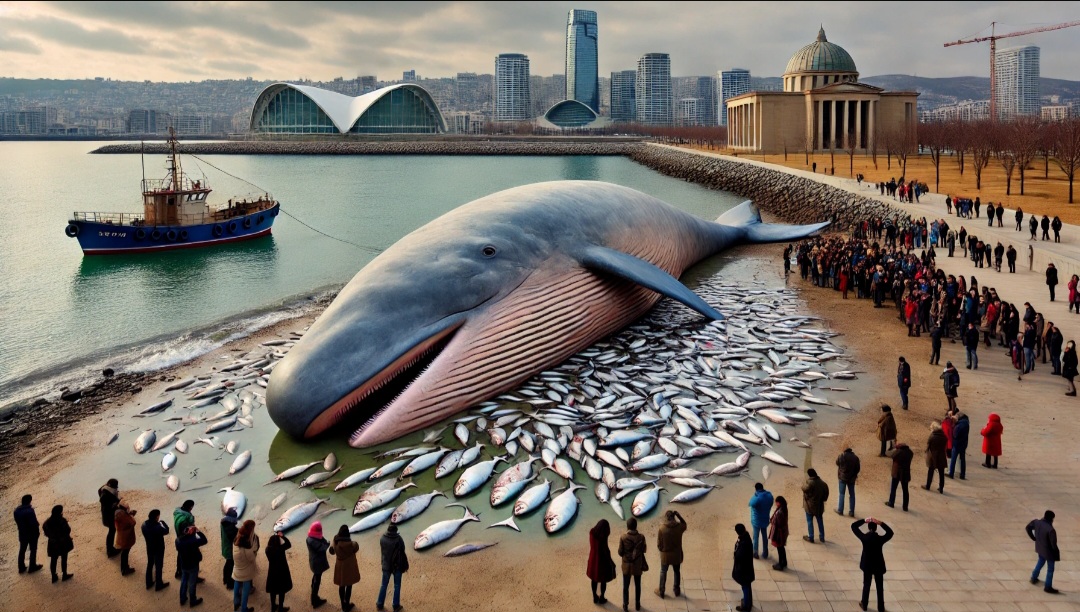 COP29: Capodoglio spiaggiato a Baku, un richiamo visivo alla crisi ambientale