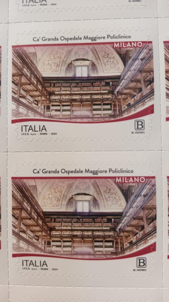 Francobollo Policlinico Milano