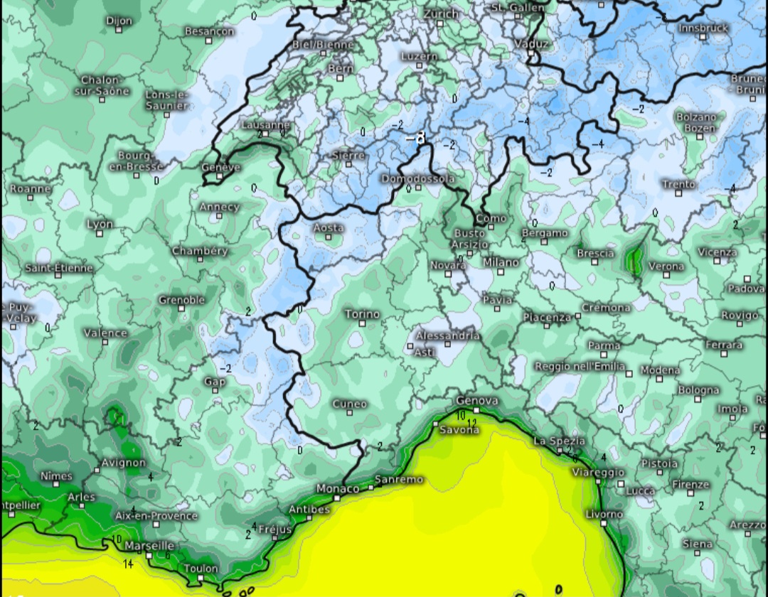 Gelate notturne Piemonte