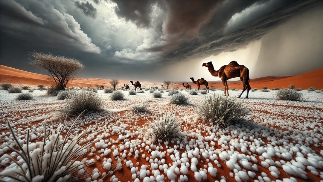 Goccia Fredda: tempesta di grandine tra Libano e Arabia Saudita