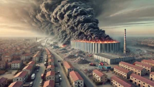 Incendio Brindisi
