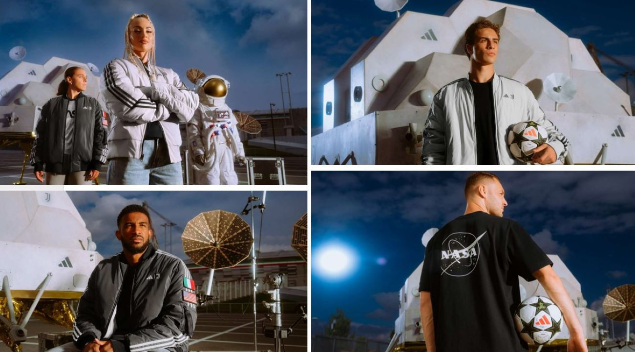 Juventus, una collaborazione “cosmica”: presentata la nuova collezione ispirata alla NASA | FOTO