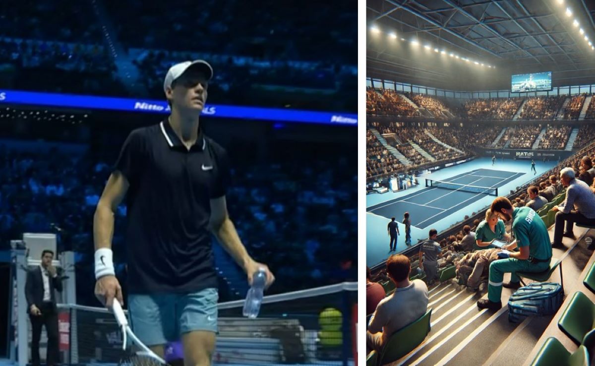 Malore alle ATP Finals di Torino: il gesto di Jannik Sinner e la reazione del pubblico | VIDEO