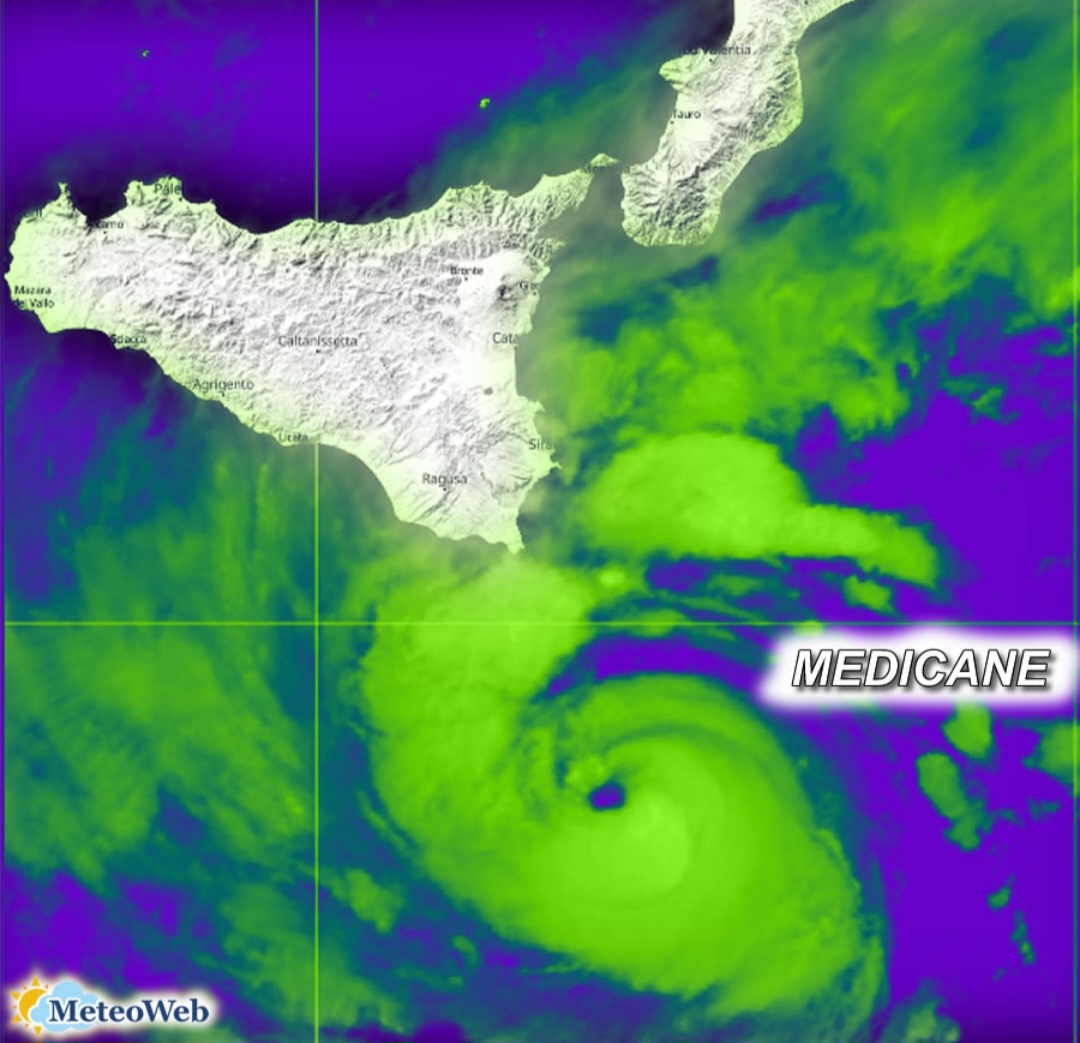 Medicane in Sicilia