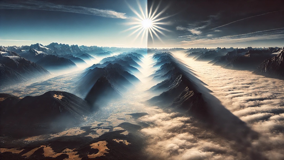 Meteo Veneto: sole in montagna, nebbia in pianura
