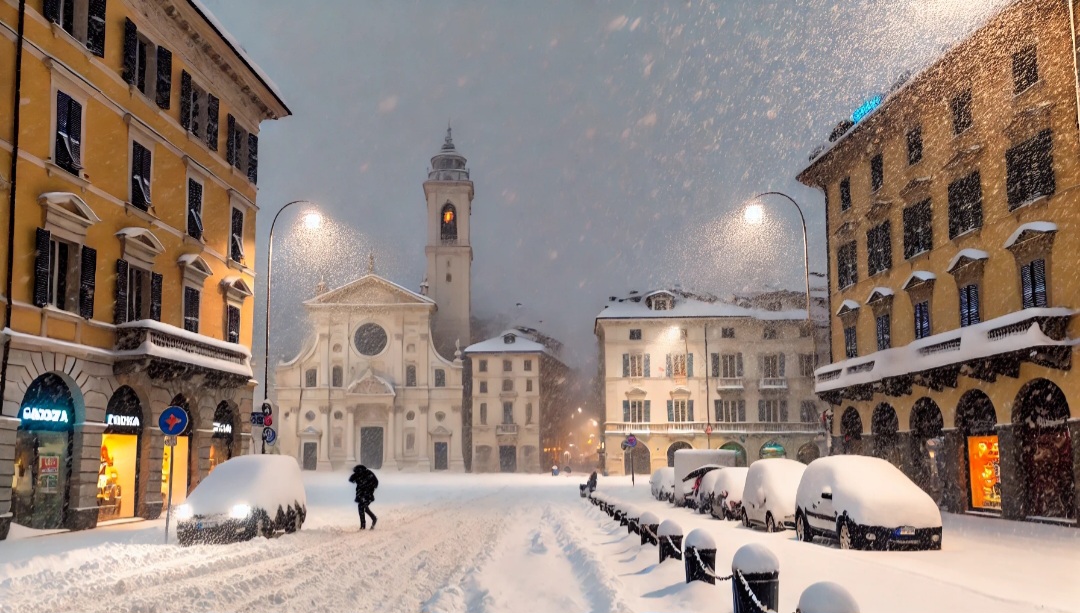 Maltempo, tanta Neve Piemonte: fenomeni intensi in corso, il nowcasting | LIVE