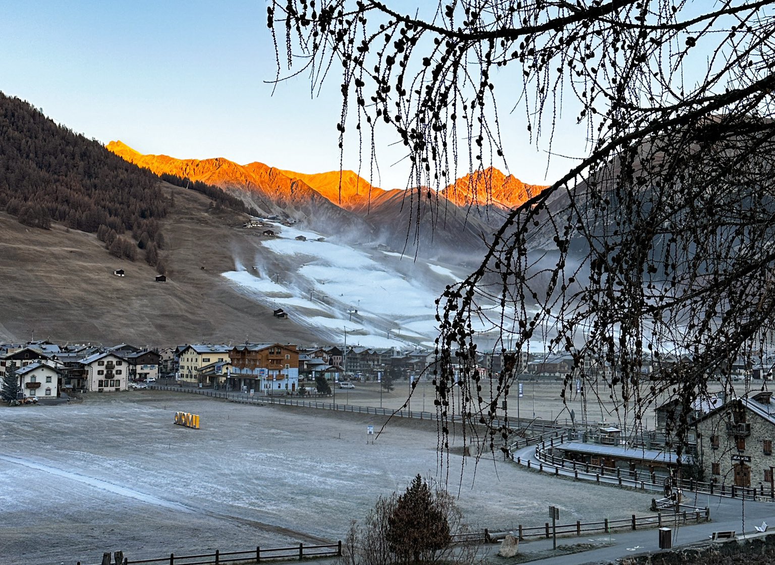 Neve artificiale a Livigno