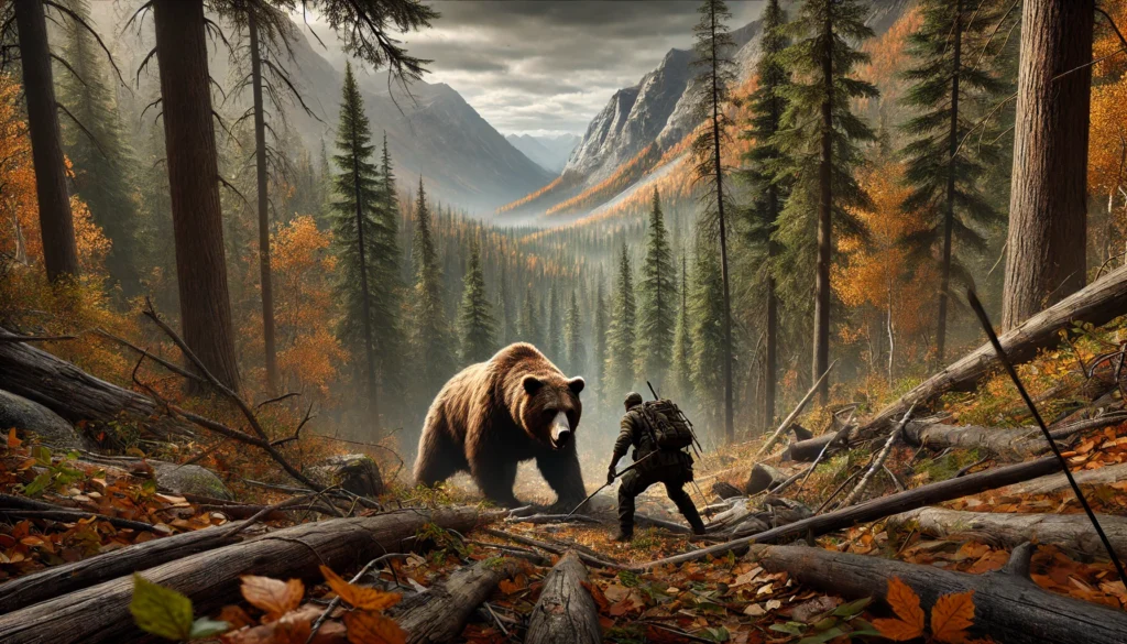 Orso attacca cacciatore