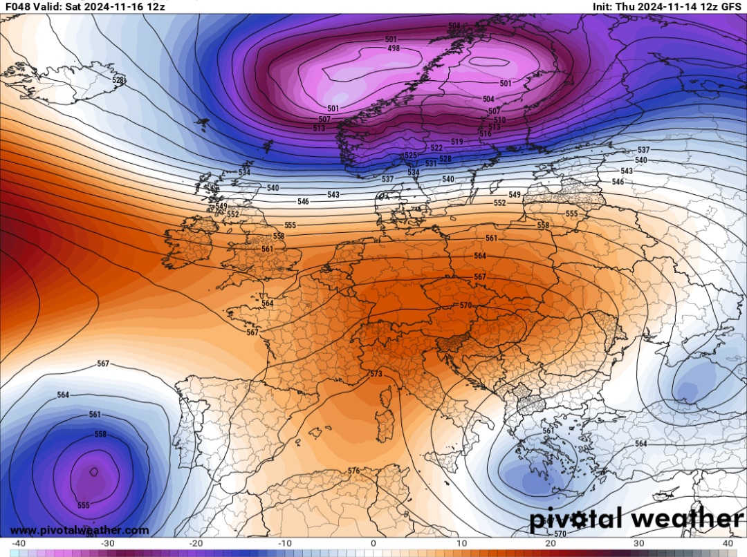 Previsioni meteo fine settimana