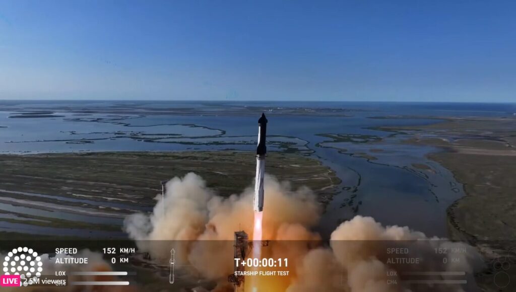 SpaceX sesto volo