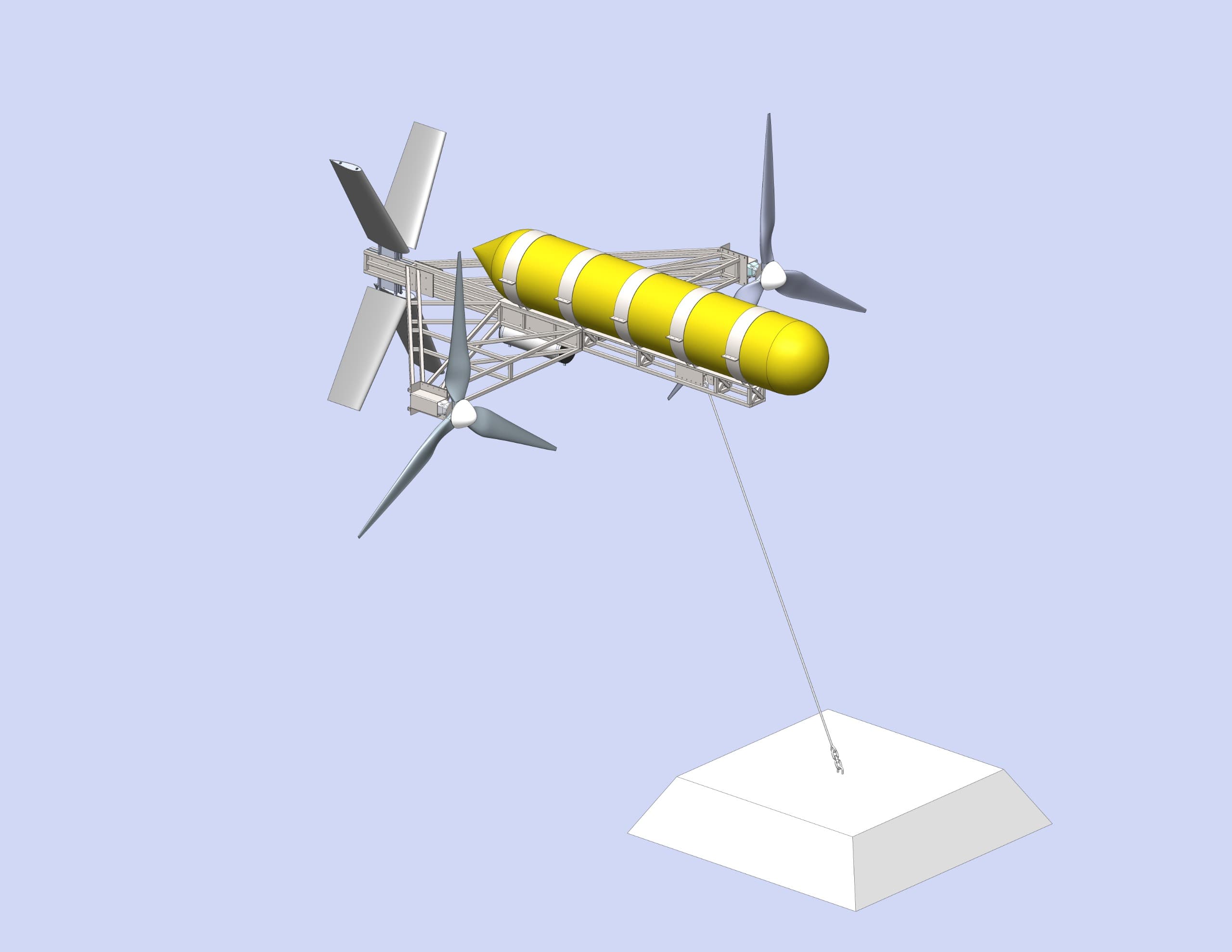Seapower_3D del prototipo Gemstar in scala per MECS