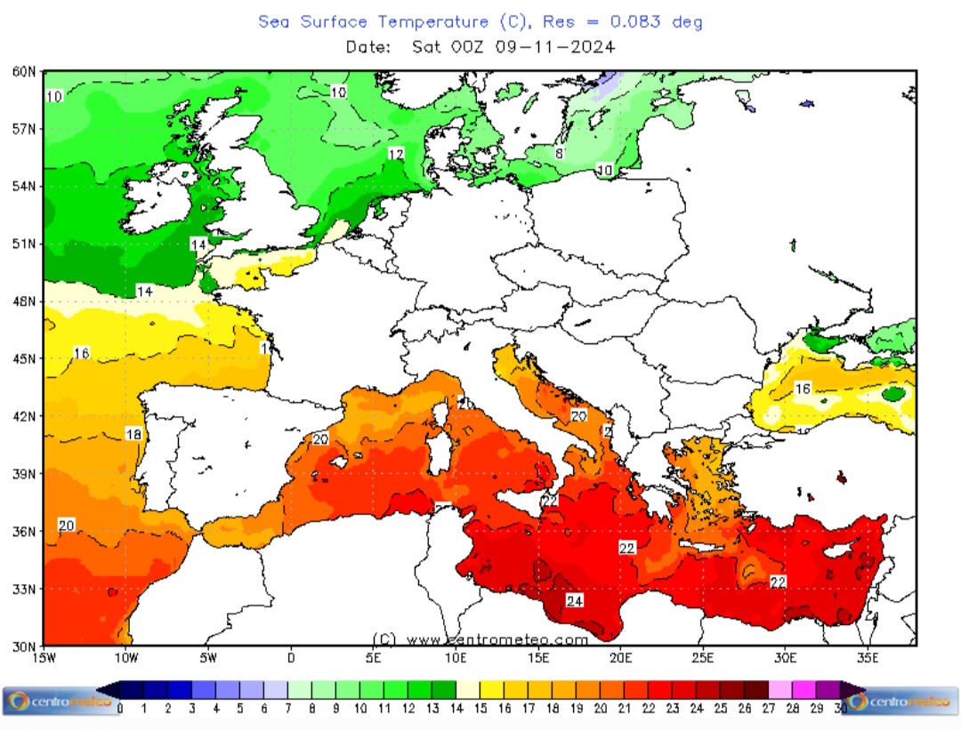 Temperature Mediterraneo