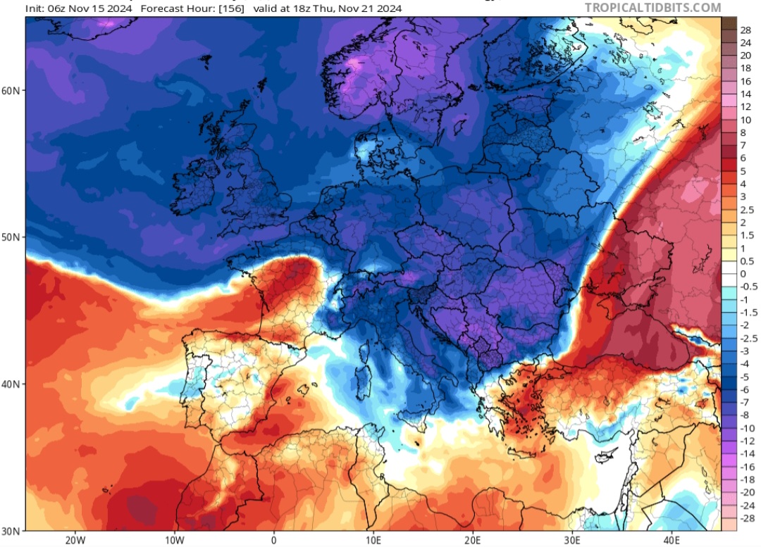 Temperature polari prossima settimana