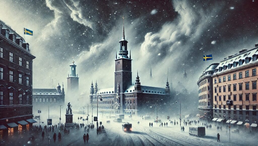 Tempesta di neve Svezia
