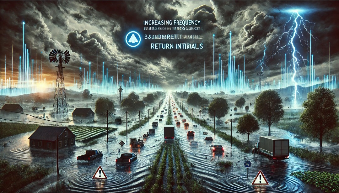 Clima, frequenze in aumento: i tempi di ritorno delle alluvioni non sono più gli stessi