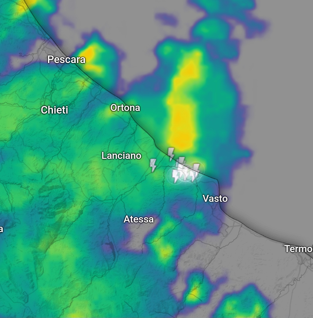 Temporali in Abruzzo
