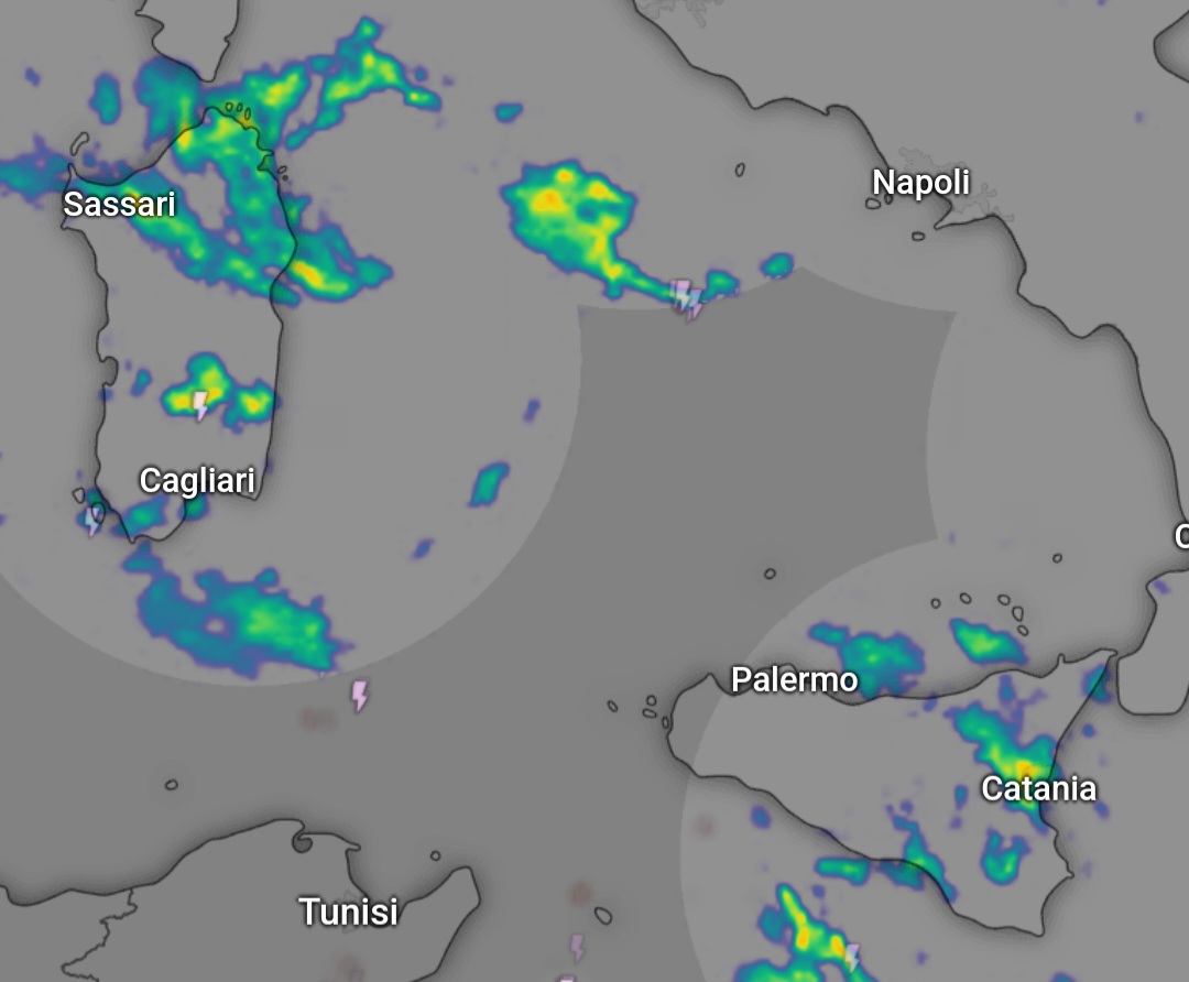 Temporali in atto