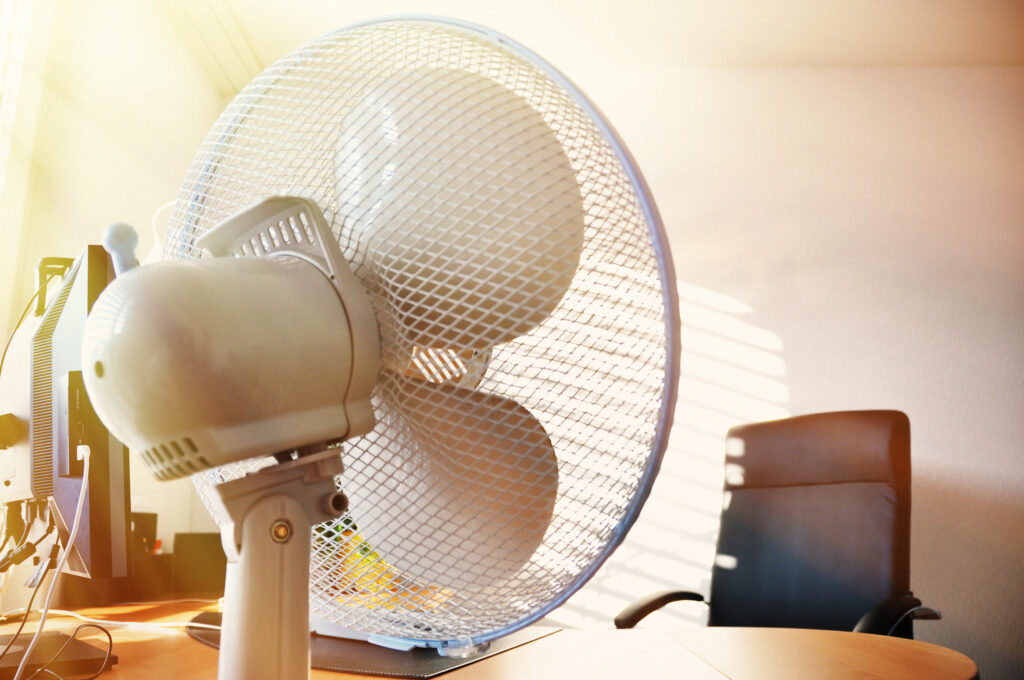 Ventilatori come rimedio per il caldo afoso