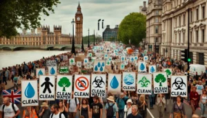 acqua londra proteste