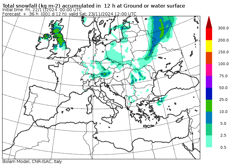 allerta neve europa sabato 23 novembre