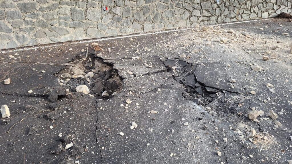crollo parete rocciosa trentino