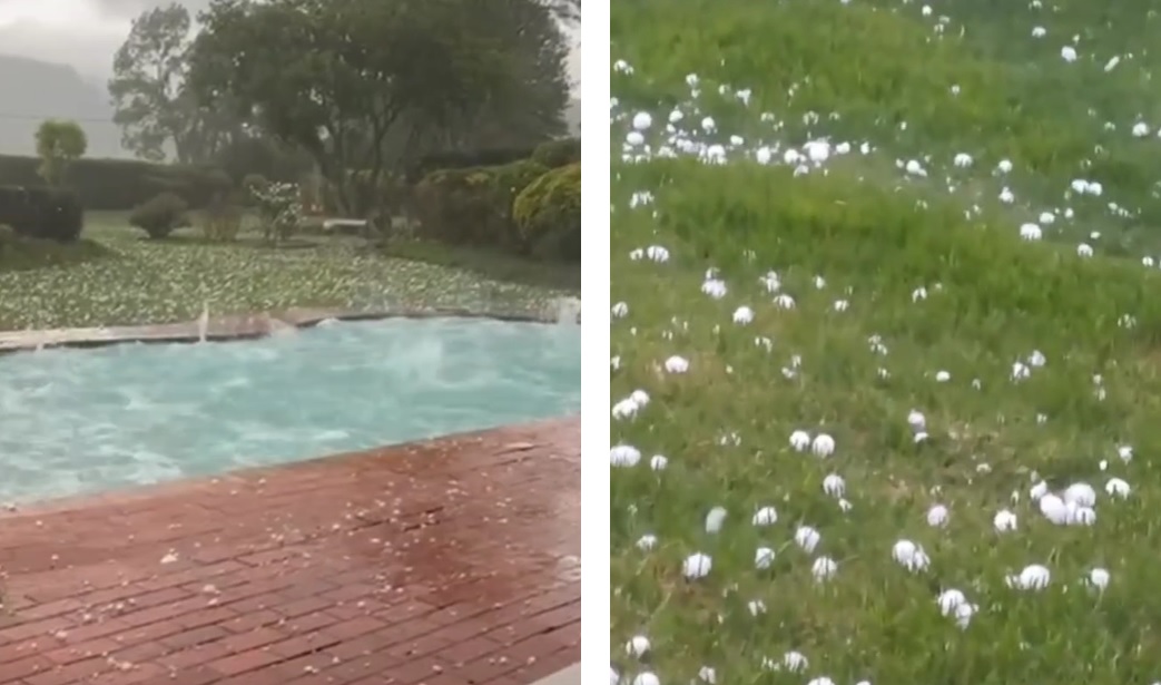 Grandinata eccezionale colpisce Elliot in Sudafrica, danni in città | VIDEO