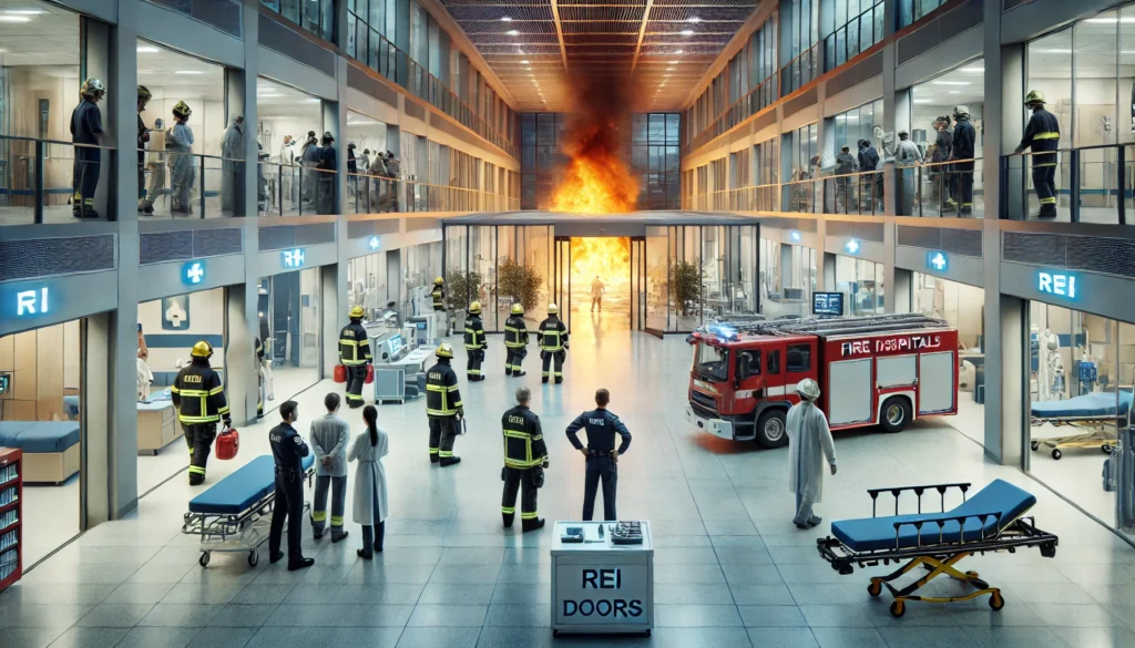 incendio ospedale roma