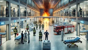 incendio ospedale roma