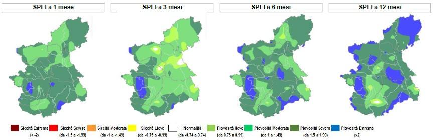 indice precipitazioni SEPI piemonte