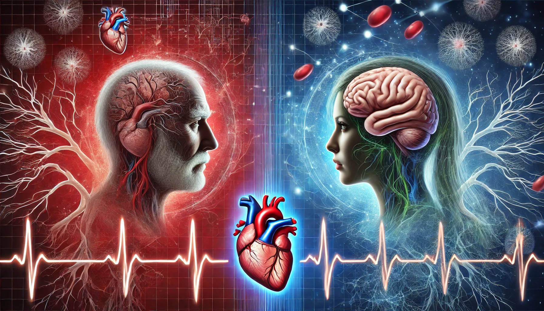 Cuore e mente: lui invecchia 10 anni prima di lei con alto rischio cardiovascolare