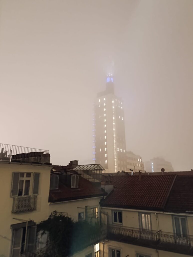 nebbia torino