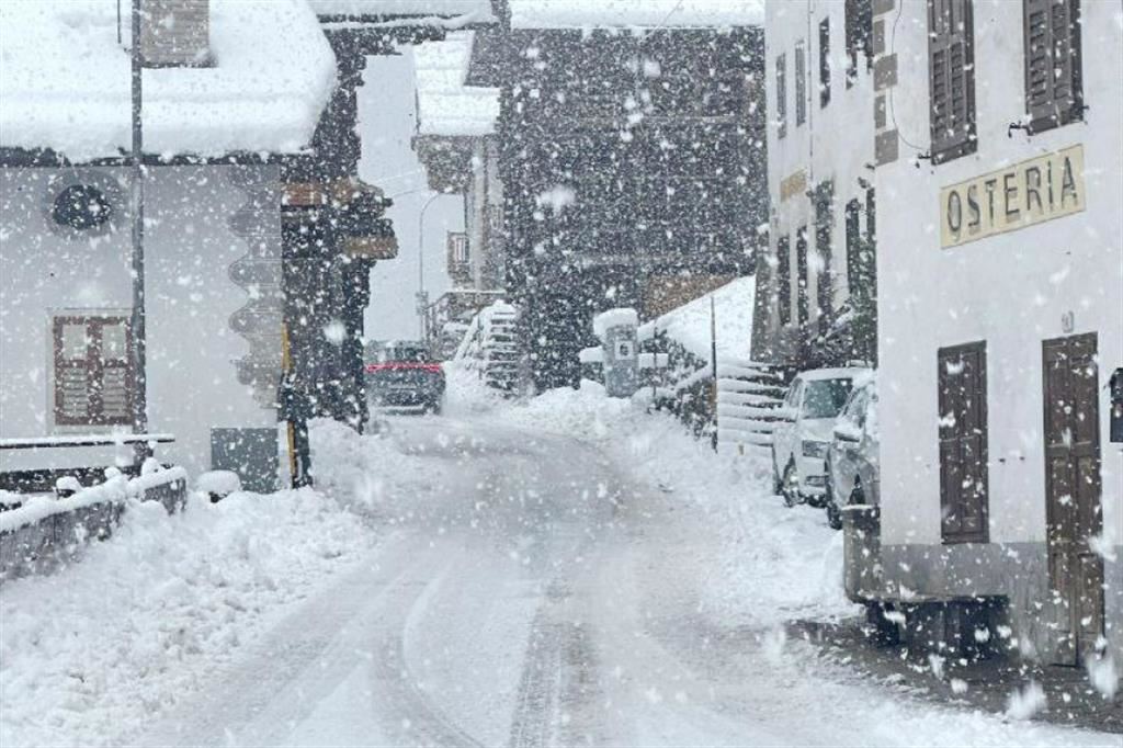 Torna la neve sulle Alpi 