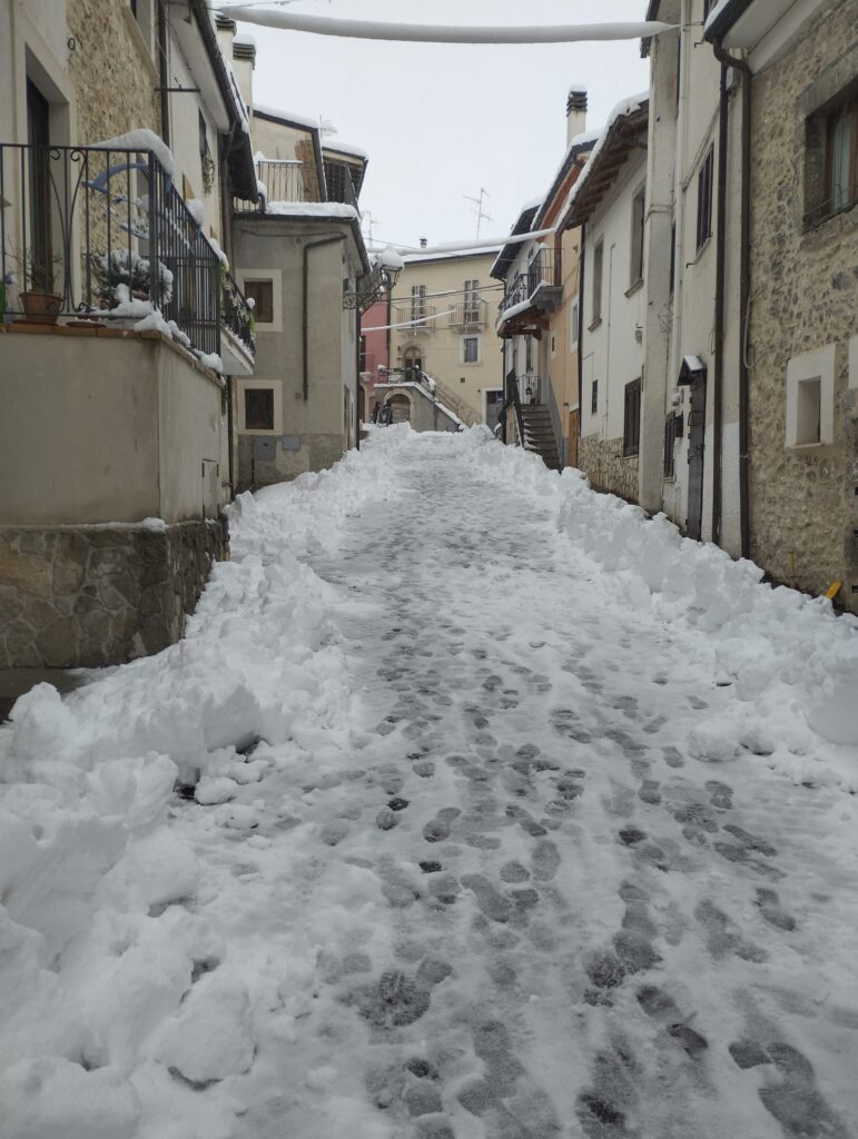 neve campo di giove abruzzo