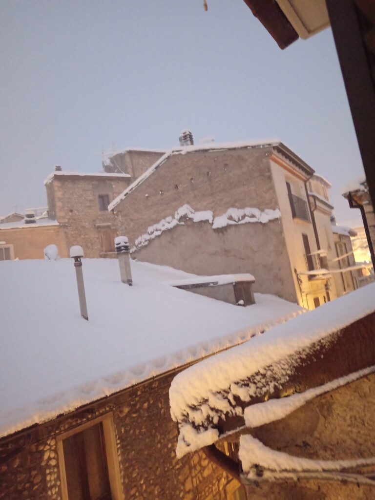 neve campo di giove abruzzo