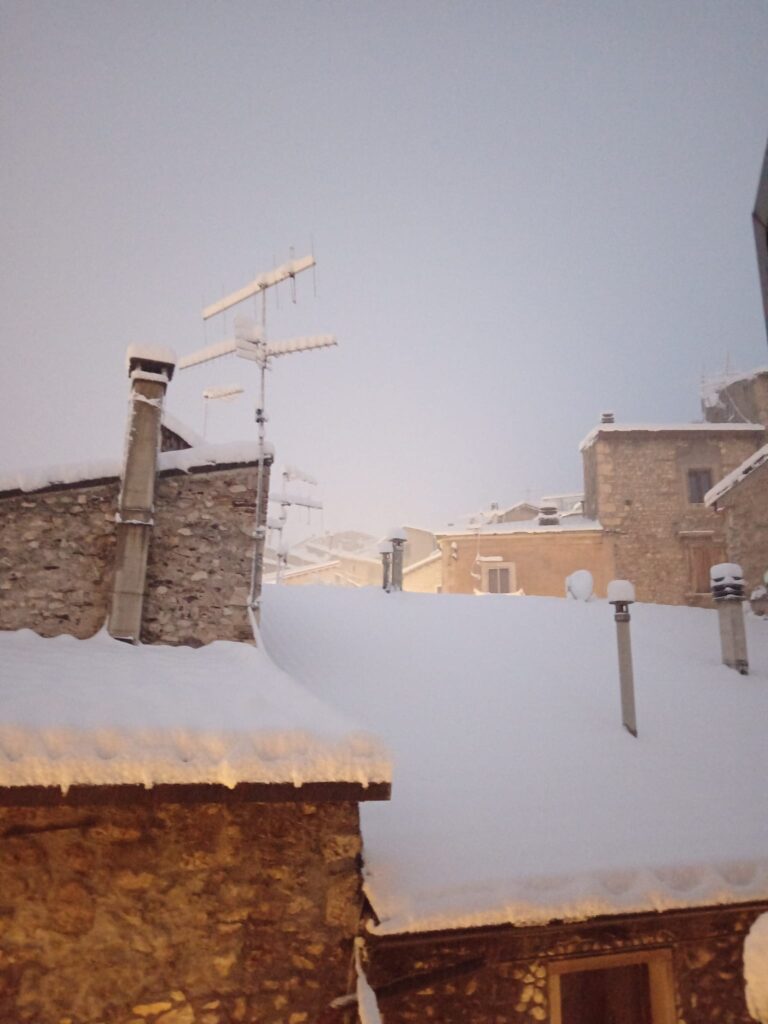 neve campo di giove abruzzo