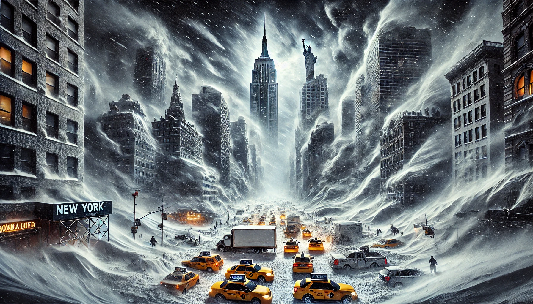 Bomba artica paralizza New York e la Pennsylvania: le conseguenze della prima grande nevicata