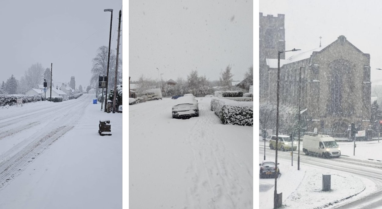 Tempesta Bert, tanta neve in Inghilterra e Scozia: attesi 40cm, trasporti nel caos | FOTO