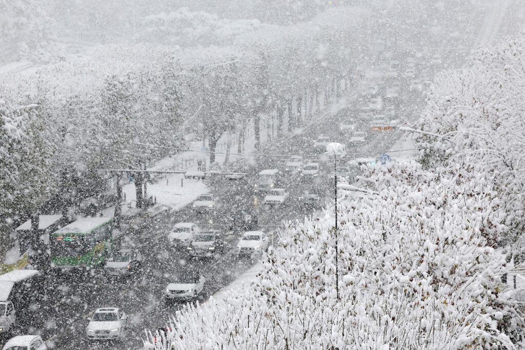 neve seul corea sud