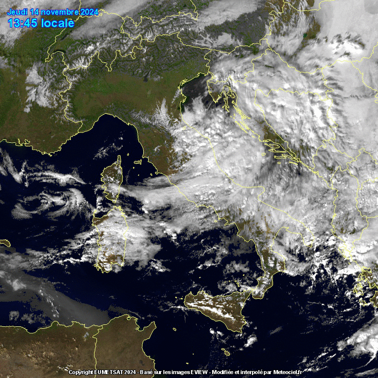 satellite meteo italia 14 novembre