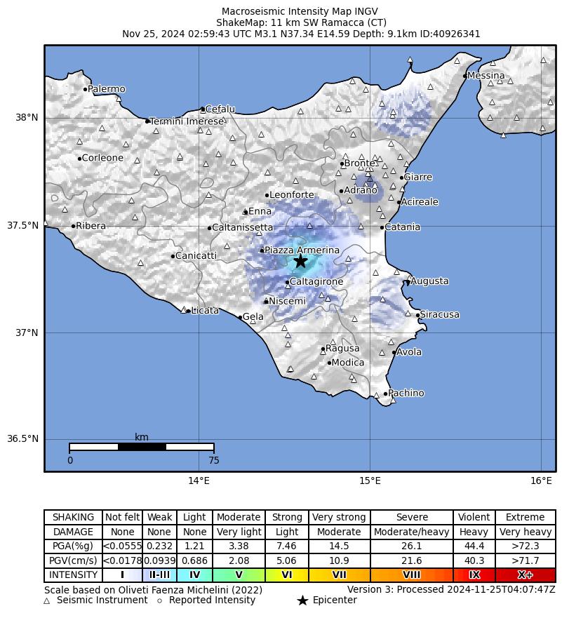 terremoto sicilia ramacca oggi