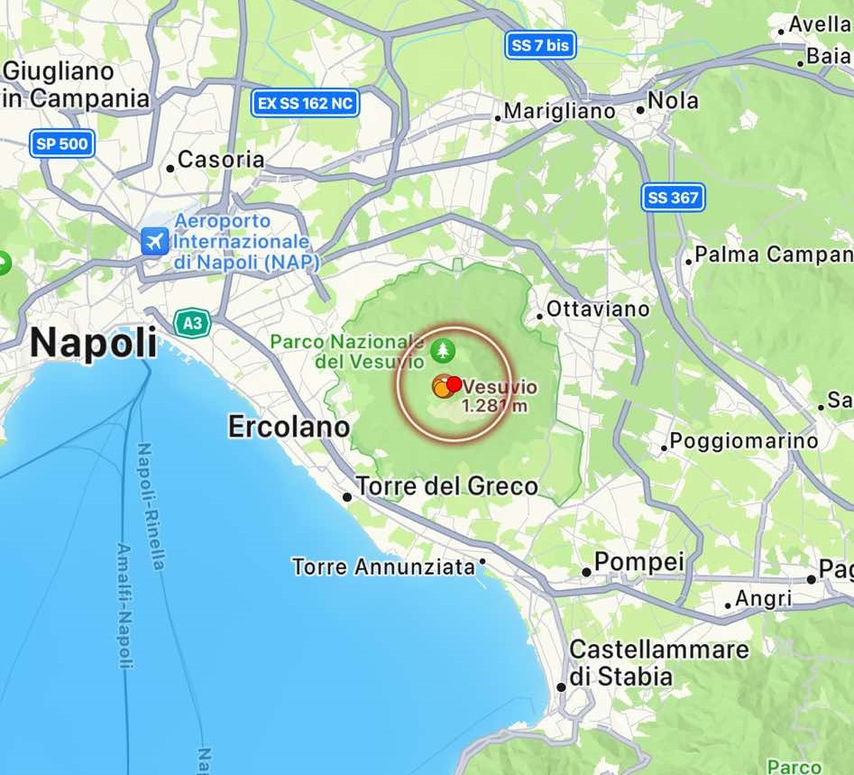 terremoto vesuvio